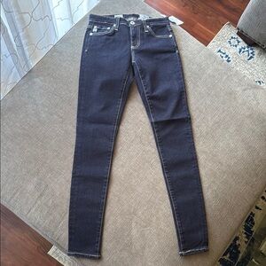 MOTHER Blue Skinny Jeans Sleek Modern Fit
